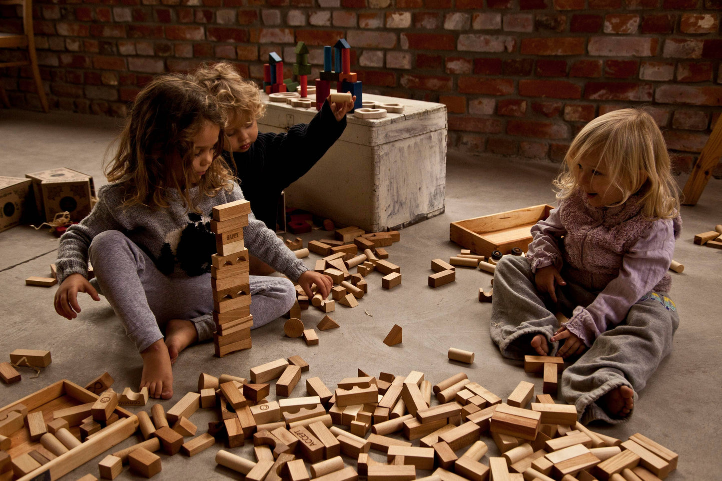 Houten Bouwblokken – 100 stuks