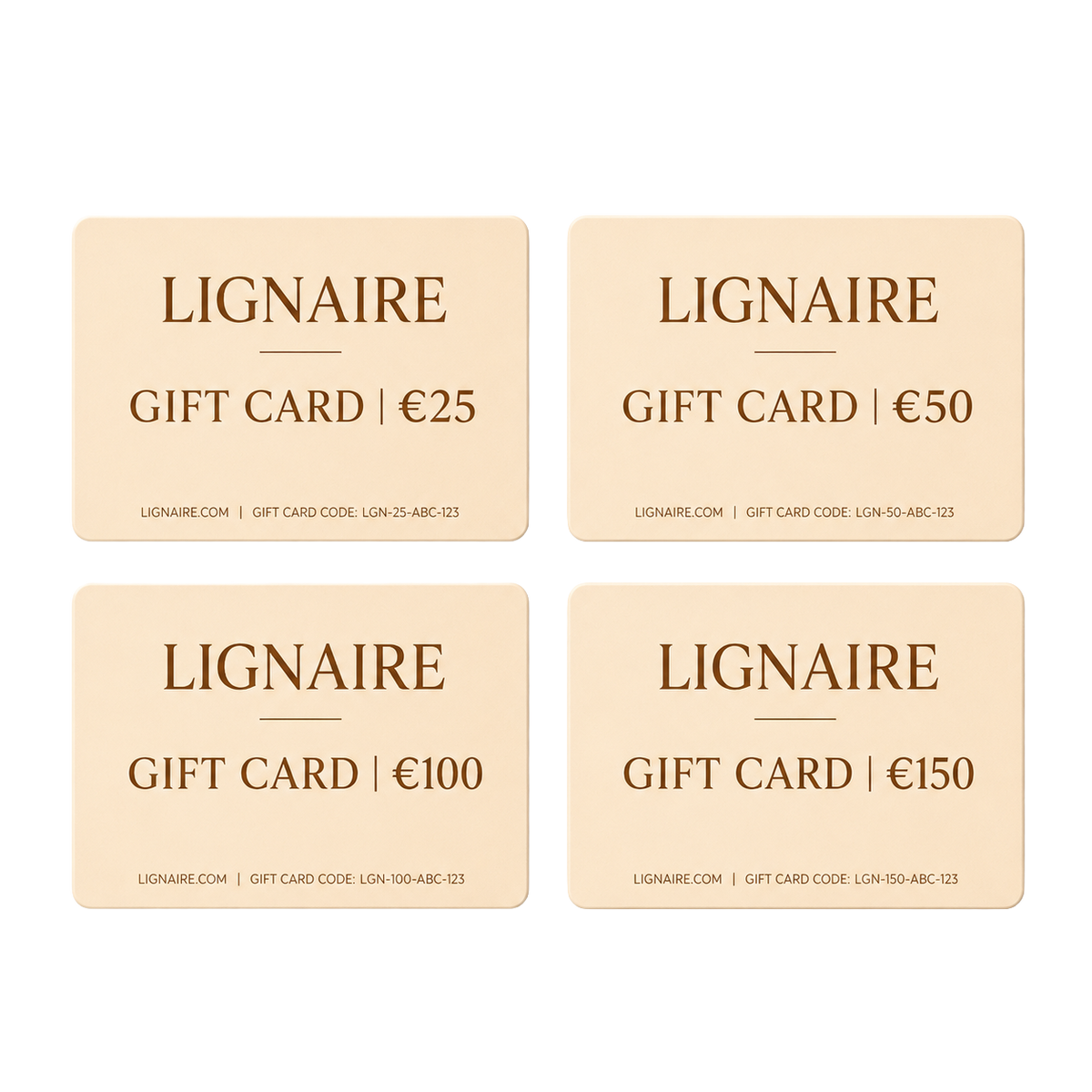 Lignaire giftcard