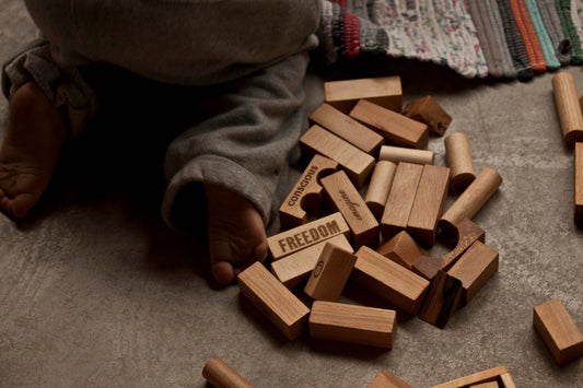 Houten Bouwblokken – 100 stuks