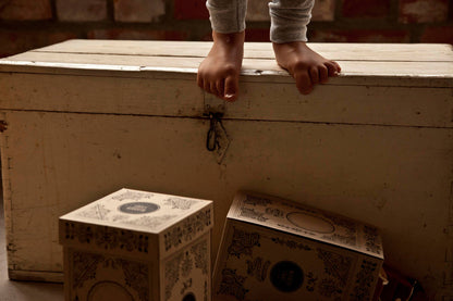 Natuurlijke ronde piramide - Montessori stapelspel
