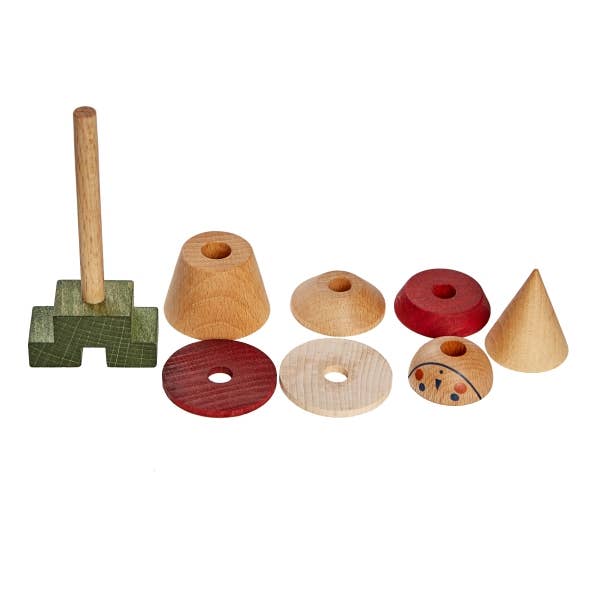 Houten Montessori Stapelfiguur - Nr.4