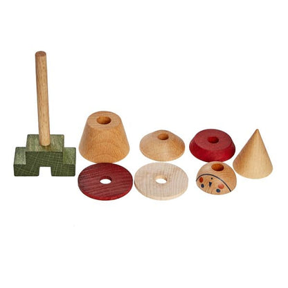 Houten Montessori Stapelfiguur - Nr.4