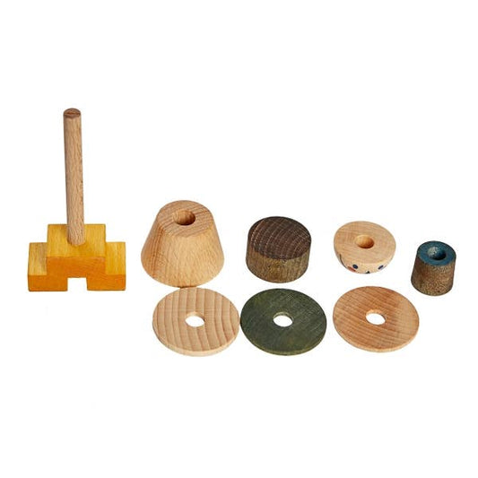 Houten Montessori Stapelfiguur - Nr.1