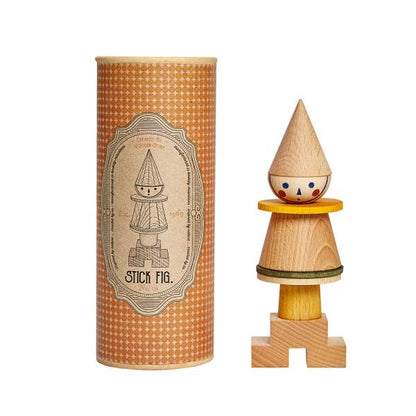 Houten Montessori Stapelfiguur - Nr.1