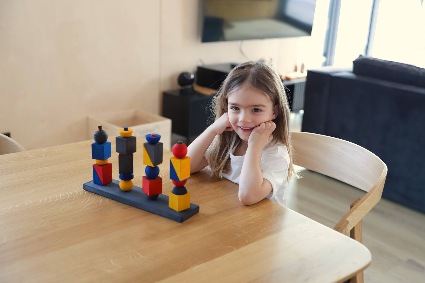 Modern Houten Stapelspeelgoed