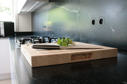 Snijplank - Massief rubberwood - 4 cm dik