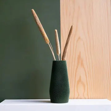 Wave Vase - Designvaas in houtcomposiet - Lignaire
