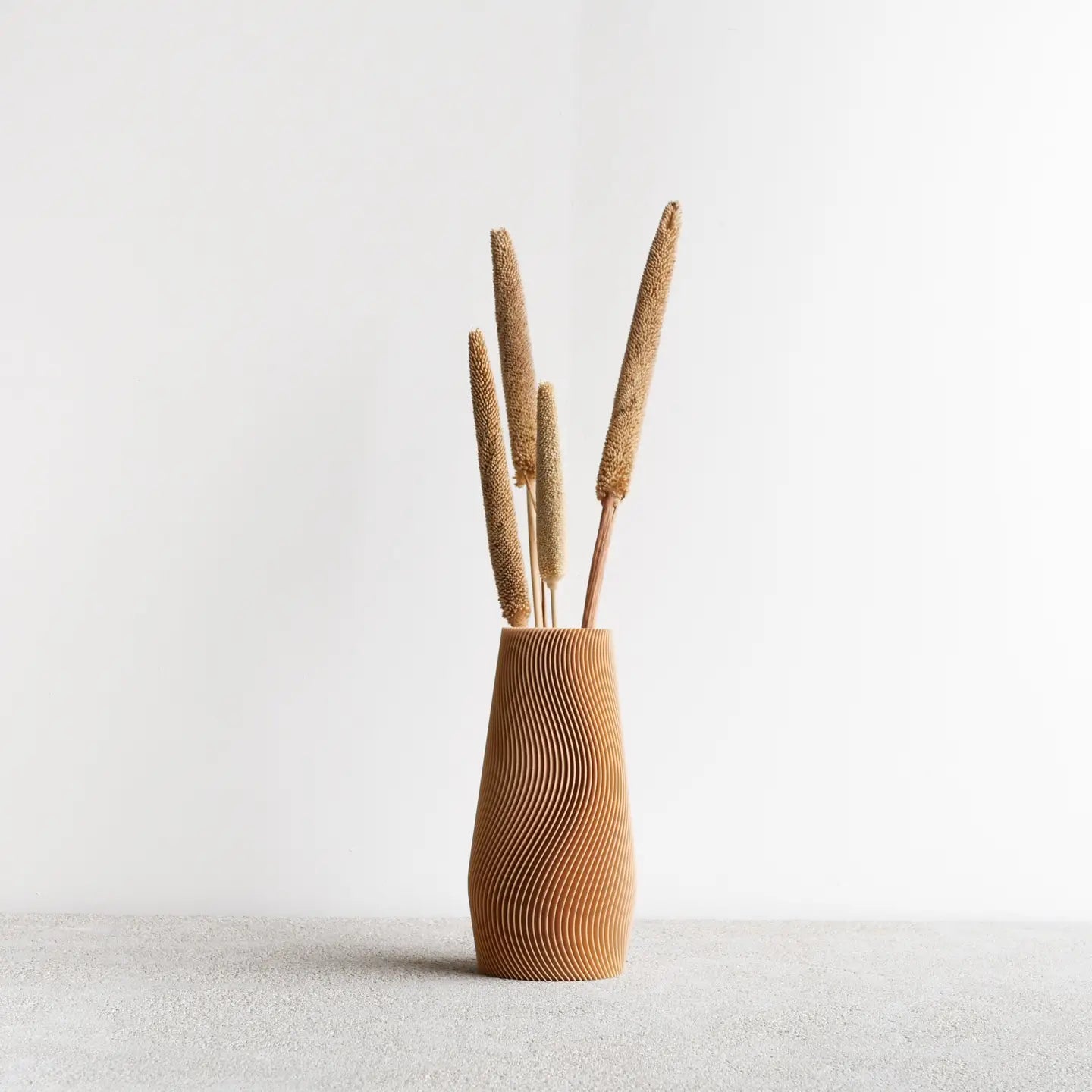 Wave Vase - Designvaas in houtcomposiet - Lignaire