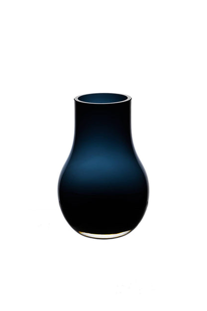 Stijlvolle blauwe vaas