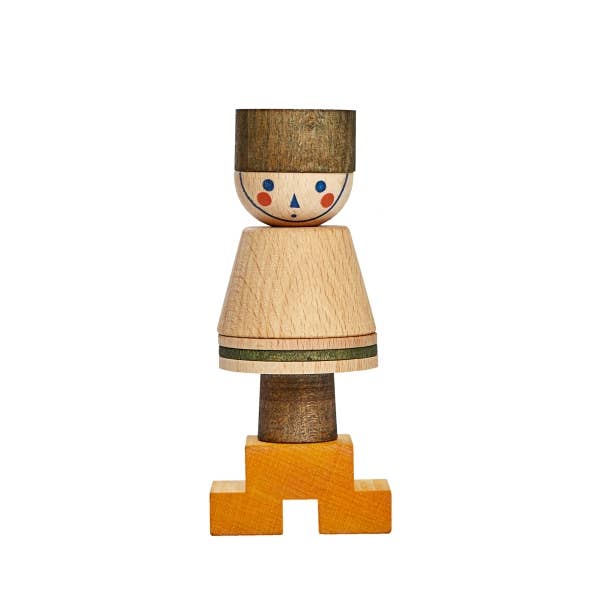 Houten Montessori Stapelfiguur - Nr.3