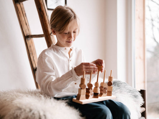 Houten Stapeltoren - Montessori speelgoed