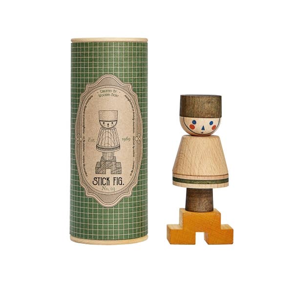 Houten Montessori Stapelfiguur - Nr.3