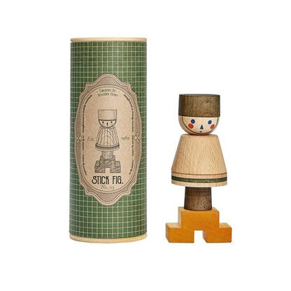 Houten Montessori Stapelfiguur - Nr.3