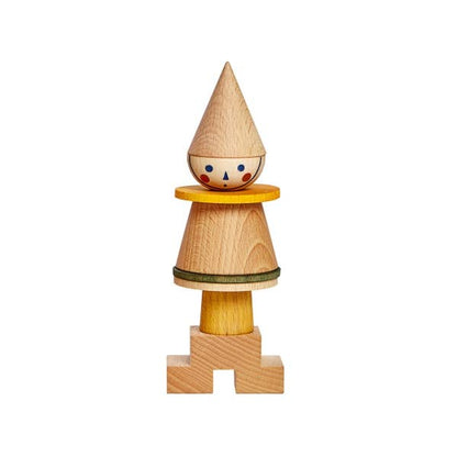 Houten Montessori Stapelfiguur - Nr.1
