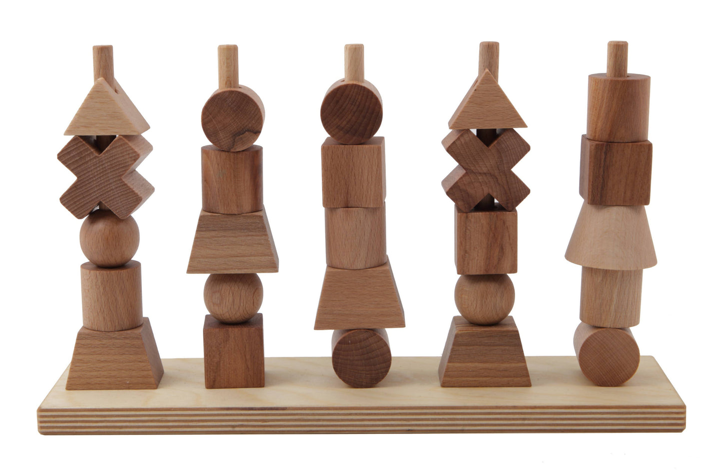 Houten Stapeltoren - Montessori speelgoed