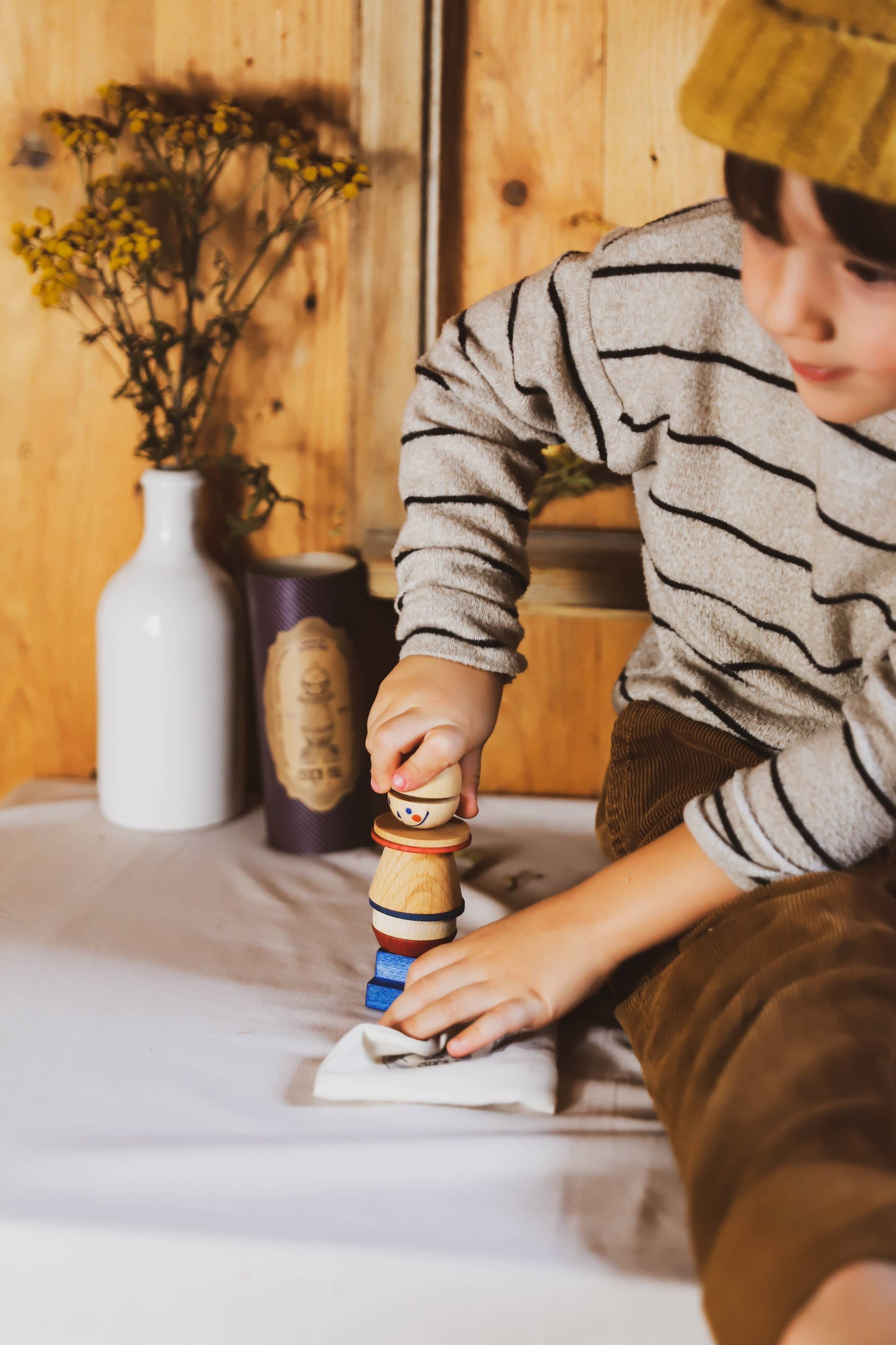 Houten Montessori Stapelfiguur - Nr.4