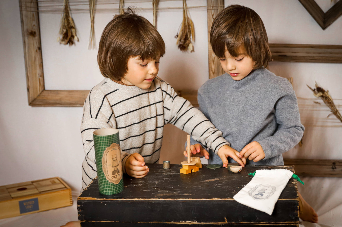 Houten Montessori Stapelfiguur - Nr.1
