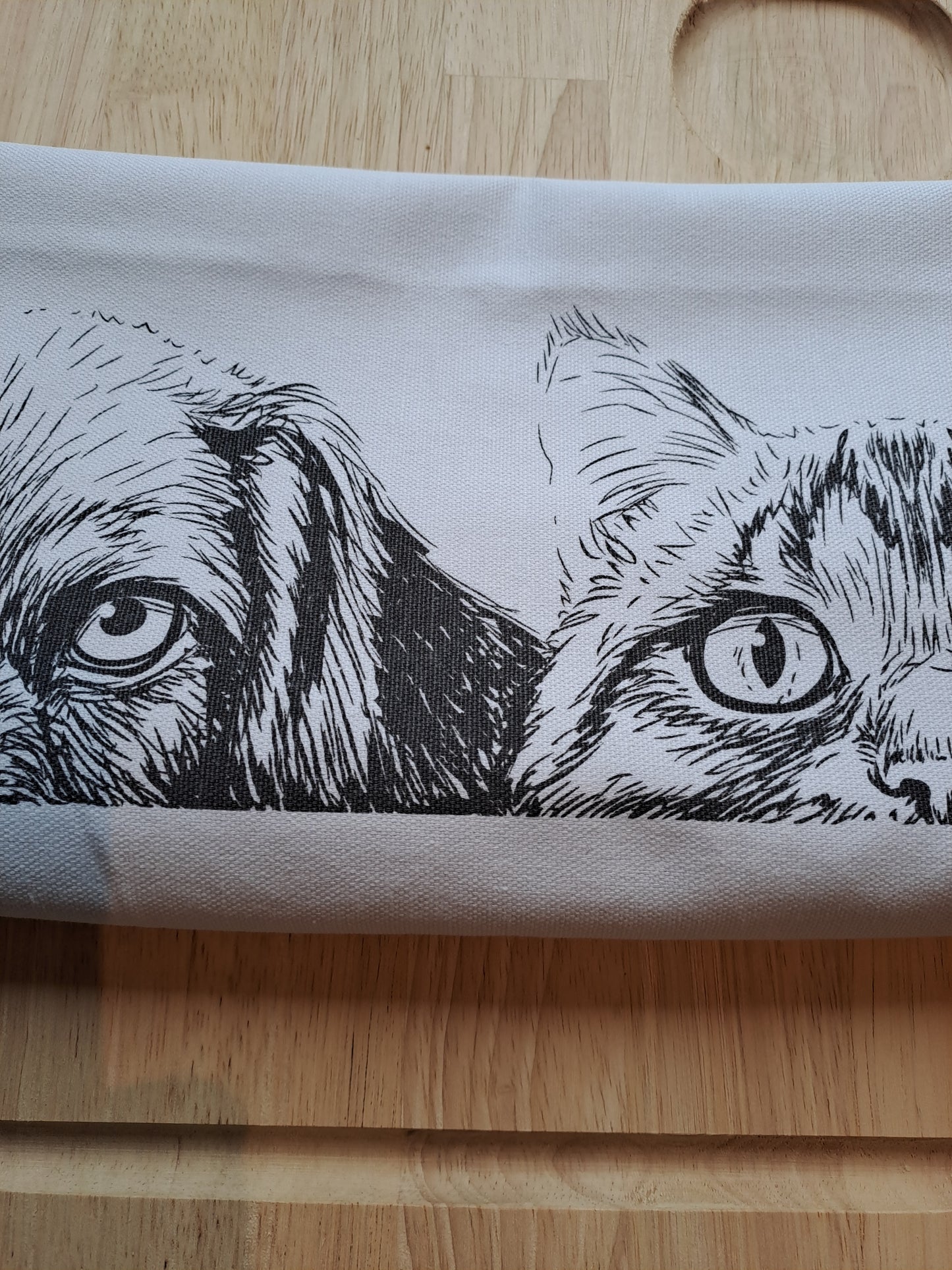 Katoenen Keukendoek - illustratie (50x70 cm)