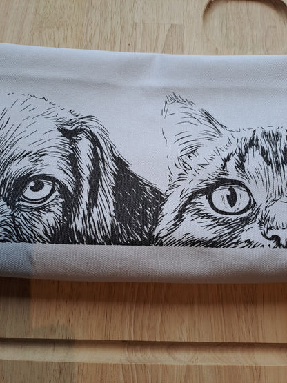 Katoenen Keukendoek - illustratie (50x70 cm)
